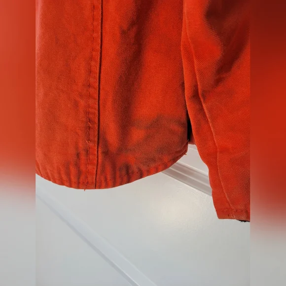 STS Ranchwear Orange Hooded Jacket with Sherpa Lining - Picture 9 of 9